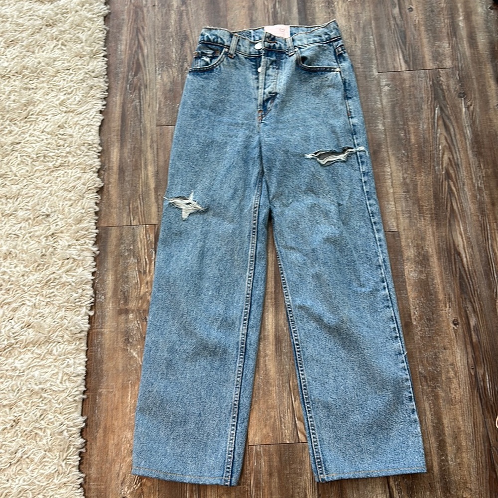 REVICE denim ripped jeans